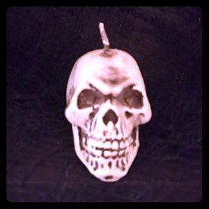 Halloween Skull Candle